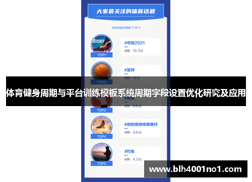 体育健身周期与平台训练模板系统周期字段设置优化研究及应用